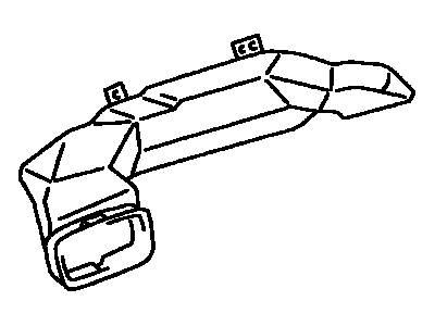 Toyota 55843-AA010 Duct,  Heater To Register,  NO.1