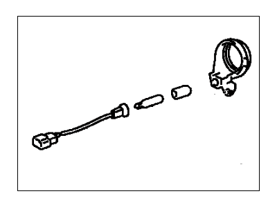 Toyota 81870-33050 Lamp Assy,  Key Cylinder