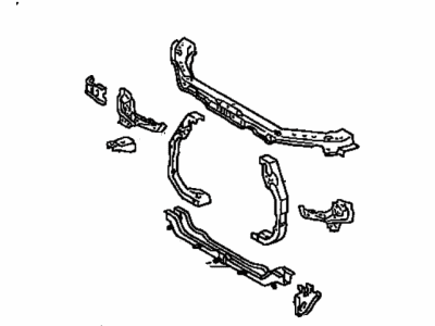 Toyota 53201-33040 Support Sub-Assy,  Radiator