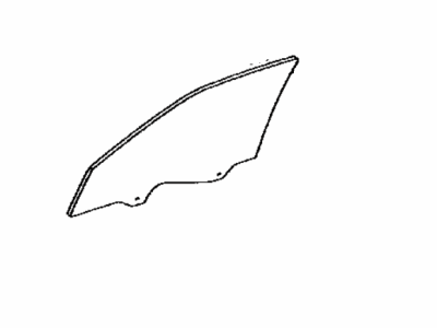 Toyota 68112-33050 Glass Sub-Assy,  Front Door,  LH