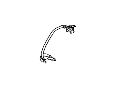 Toyota 73360-0W121-E0 Belt Assy,  Rear Seat 3 Point Type,  Outer RH