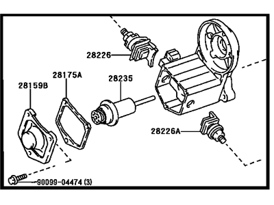 Toyota 28150-03080 Switch Assy,  Magnet Starter