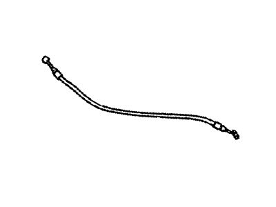 Toyota 53630-33100 Cable Assy,  Hood Lock Control