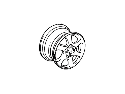 Toyota 42611-0W080 Wheel,  Disc (For Spare)