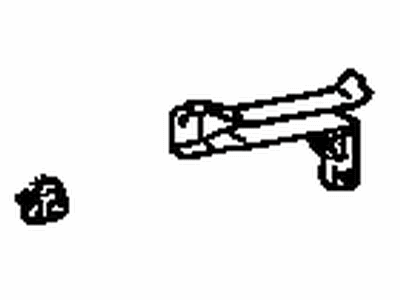 Toyota 69725-42020 Protector,  Front Door Inside Locking Link,  RH