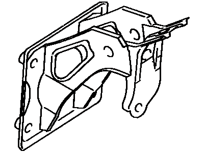 Toyota 55106-42020 Support Sub-Assembly, Brake Pedal