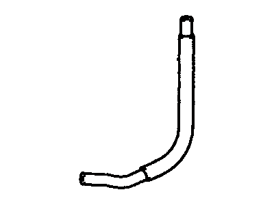 Toyota 16283-74010 Hose,  Water By-Pass,  NO.2
