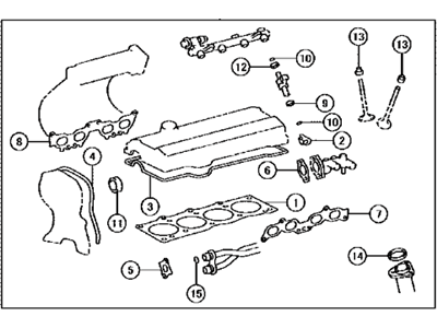 Toyota 04112-74562 Valve Grind Gasket Kit