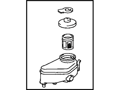 Toyota 47220-17050 Reservoir Sub-Assy,  Brake Master Cylinder