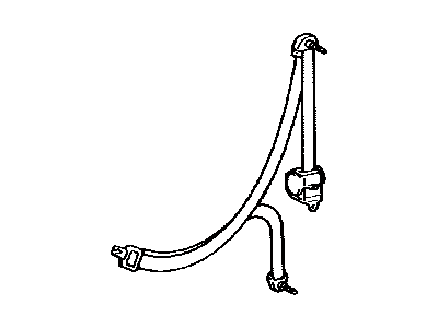 1996 Toyota RAV4 Seat Belt - 73370-42040-B0