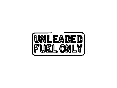 Toyota 74559-14050 Plate,  Fuel Caution