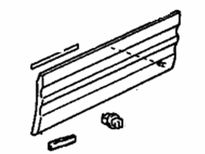 Toyota 75072-42011 Moulding Sub-Assy,  Front Door,  Outside LH