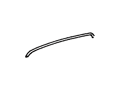 Toyota 75659-0W010 Pad, Back Door Outside Moulding, Upper