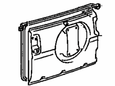Toyota 67005-42020 Panel Sub-Assy,  Back Door