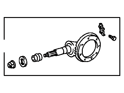 Toyota 41201-29747 Final Gear Kit,  Differential,  Rear