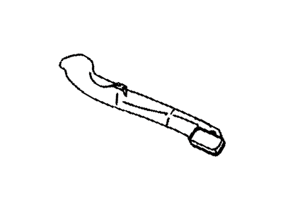 Toyota 55845-42040 Duct,  Heater To Register,  NO.3