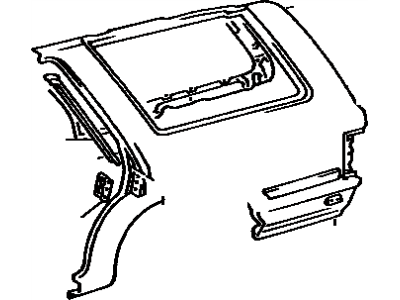 Toyota 61612-89115 Quarter Panel