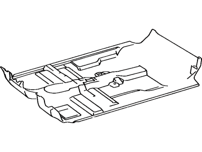 Toyota 58510-35240-B0 Carpet Assembly, Floor, Front