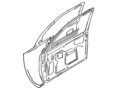 Toyota 67001-35090 Panel Sub-Assy,  Front Door,  RH