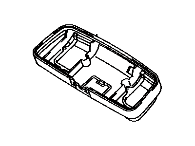Toyota 81261-89104-E1 Lens And Cover,  Map Lamp