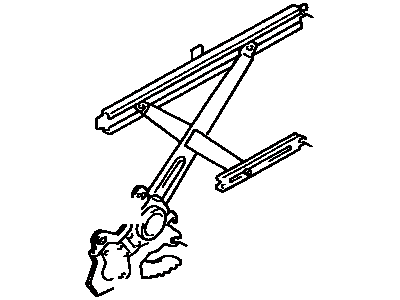 Toyota Pickup Window Regulator - 69810-04021