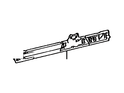 Toyota 62155-89101 Pad,  Cowl Side Lower Silencer