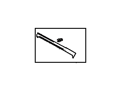 Toyota 64261-89102-02 Garnish,  Back Panel,  Upper