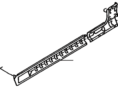 Toyota 57402-89114 Rear Sidemember