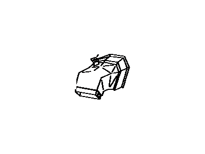 Toyota 55845-89107 Duct,  Heater To Register,  NO.3