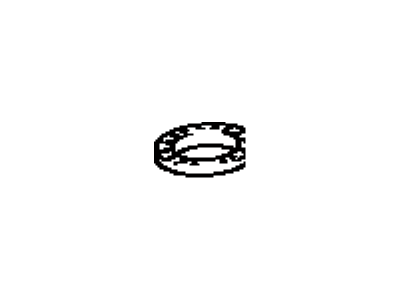 Toyota 48257-35010 Spring Upper Insulator, Rear
