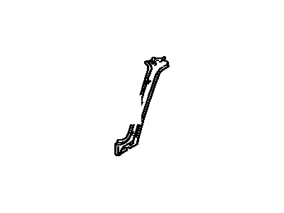 Toyota 61162-89108 Inner Hinge Pillar, Upper Driver Side