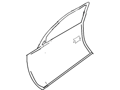 Toyota 67111-04020 Outer Panel, Passenger Side