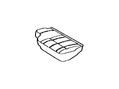 Toyota 71071-35430-B0 Cover, Front Seat Cushion, Passenger Side(For Separate Type)