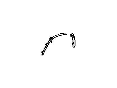 Toyota 75087-89107 Wheel Opening Molding