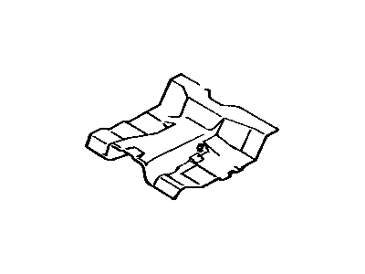 Toyota 58513-89107-03 Mat, Floor, Front Center