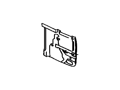 Toyota 53203-35060 Support,  Radiator,  LH
