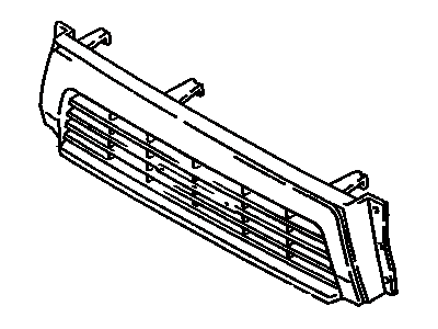 Toyota 53111-89130 Grille,  Radiator
