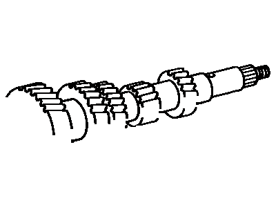 Toyota 33421-35170 Gear, Counter