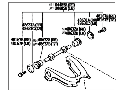 Toyota T100 Control Arm - 48066-34030