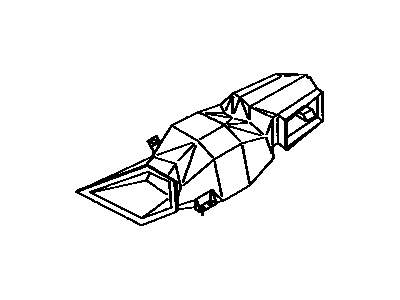 Toyota 55847-89114 Duct,  Heater To Register,  NO.5