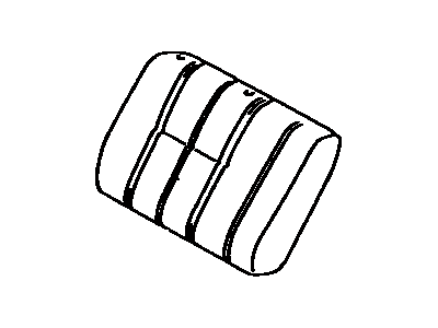 Toyota 71077-35060-B0 Cover,  Rear Seat Back,  RH (For Separate Type)