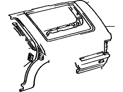 Toyota 61298-89101 Drip Channel