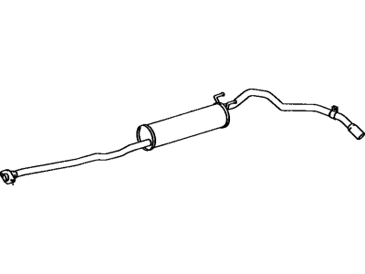 Toyota 17430-35732 Pipe Assy,  Exhaust,  Tail