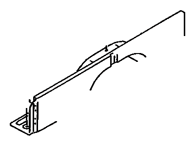 Toyota 65827-89110 Panel,  Rear Body Side,  Inner LH