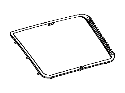 Toyota 62730-89101 Quarter Glass