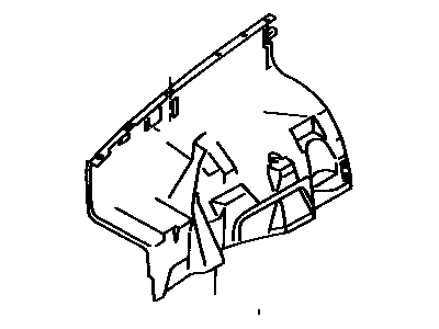 Toyota 53701-89269 Apron Panel
