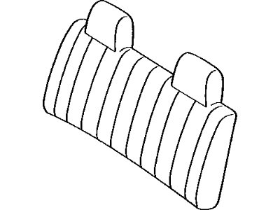 Toyota 71073-89446-04 Cover,  Front Seat Back(For Bench Type)