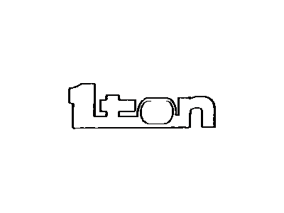 Toyota Pickup Emblem - 75351-89129