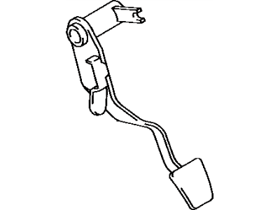 Toyota 31310-35020 Pedal Sub-Assy,  Clutch