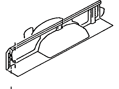 Toyota 65826-89110 Panel,  Rear Body Side,  Inner RH